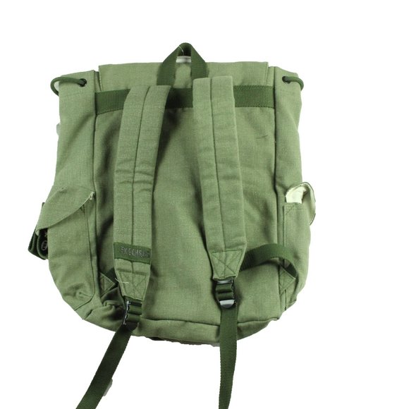 Sketchers Olive Canvas Backpack 100% Cotton - Picture 5 of 10